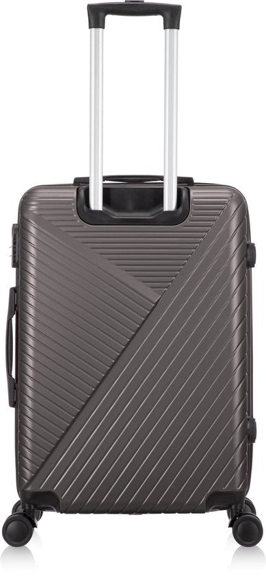 Ibiza Reiskoffer M - 65L - 66x43x24 cm - Lichtgewicht Harde Koffer - Met Ingebouwd TSA Slot - Voor Vliegtuig en Vakanties