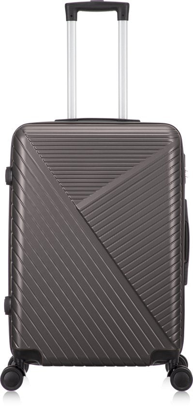 Ibiza Reiskoffer M - 65L - 66x43x24 cm - Lichtgewicht Harde Koffer - Met Ingebouwd TSA Slot - Voor Vliegtuig en Vakanties