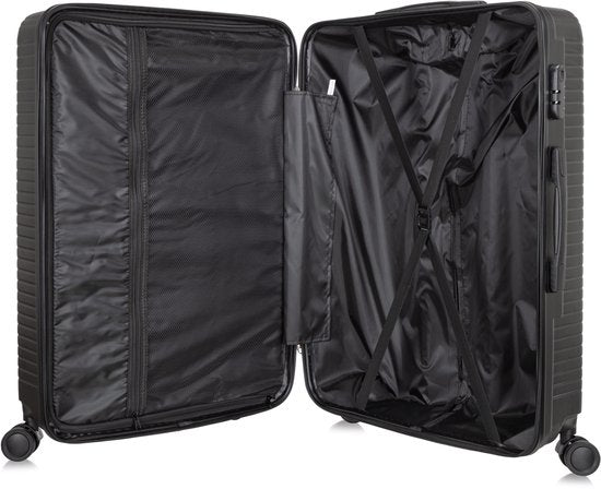 Ibiza Reiskoffer M - 65L - 66x43x24 cm - Lichtgewicht Harde Koffer - Met Ingebouwd TSA Slot - Voor Vliegtuig en Vakanties