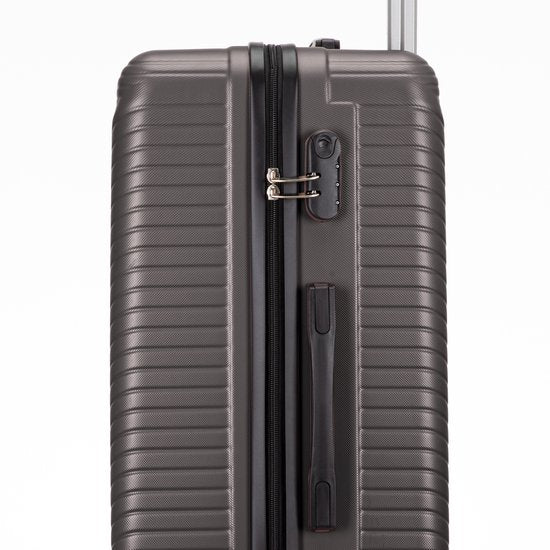 Ibiza Reiskoffer M - 65L - 66x43x24 cm - Lichtgewicht Harde Koffer - Met Ingebouwd TSA Slot - Voor Vliegtuig en Vakanties