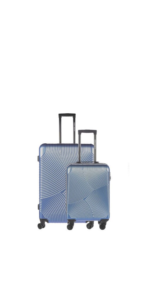 Enrico Benetti Louisville kofferset - Jeansblauw