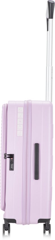 Praag Reiskoffer S - 39L - 55x35x20 cm - Handbagage Harde Koffer - Laptopvak & Uitbreidbare Opbergruimte - TSA Slot & 360° Wielen - Ideaal Voor Vliegtuig en Zakenreizen