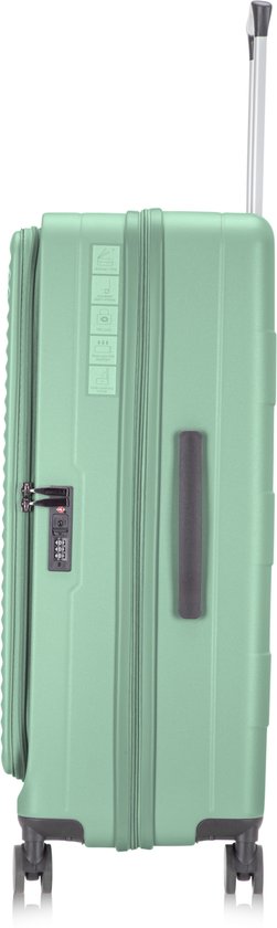 Praag Reiskofferset 2-delig - 65L & 93L - Ruimbagage - Lichtgewicht & Uitbreidbare Opbergruimte - Laptopvak & TSA Slot - Perfect Voor Vakanties en Zakenreizen