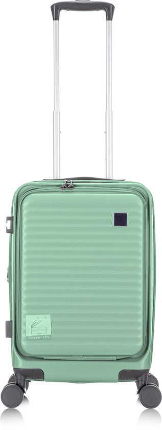 Praag Reiskoffer S - 39L - 55x35x20 cm - Handbagage Harde Koffer - Laptopvak & Uitbreidbare Opbergruimte - TSA Slot & 360° Wielen - Ideaal Voor Vliegtuig en Zakenreizen