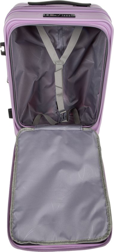 Praag Reiskoffer S - 39L - 55x35x20 cm - Handbagage Harde Koffer - Laptopvak & Uitbreidbare Opbergruimte - TSA Slot & 360° Wielen - Ideaal Voor Vliegtuig en Zakenreizen