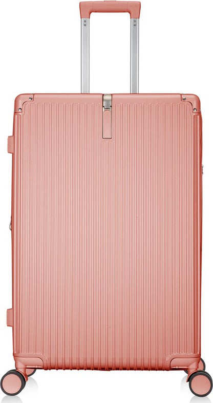 Kreta Reiskoffer L - 93L - 75x48x29,5 cm - Lichtgewicht & Uitbreidbaar - USB-Oplaadpoort, Cuphouder & TSA Slot - Perfect Voor Vliegtuig en Weekendtrips
