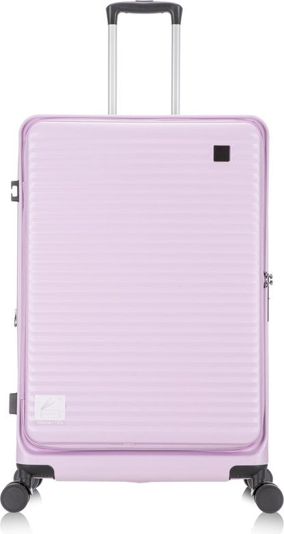 Praag Reiskoffer L - 93L - 75x48x29,5 cm - Ruimbagage - Laptopvak & Uitbreidbare Opbergruimte - TSA Slot & 360° Wielen - Ideaal Voor Lange Vakanties en Intercontinentale Reizen