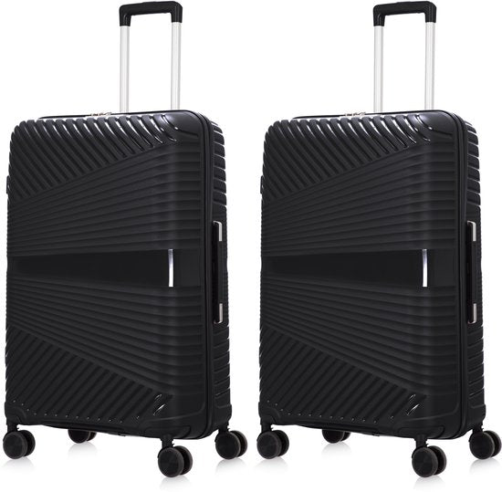 Mallorca Reiskofferset 2-delig - 2 x 93 liter - Ruimbagage - Met Ingebouwd TSA Slot - Voor Vliegtuig en Lange Vakanties