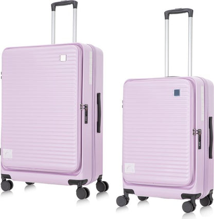 Praag Reiskofferset 2-delig - 65L & 93L - Ruimbagage - Lichtgewicht & Uitbreidbare Opbergruimte - Laptopvak & TSA Slot - Perfect Voor Vakanties en Zakenreizen