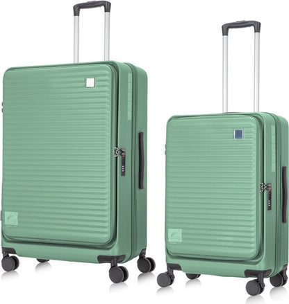 Praag Reiskofferset 2-delig - 65L & 93L - Ruimbagage - Lichtgewicht & Uitbreidbare Opbergruimte - Laptopvak & TSA Slot - Perfect Voor Vakanties en Zakenreizen