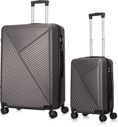 Ibiza Reiskofferset 2-delig - 39 en 93 liter - Handbagage en Ruimbagage - Met Ingebouwd TSA Slot - Voor Vakanties en Weekendtrips