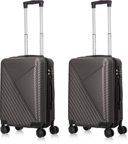 Ibiza Reiskofferset 2-delig - Handbagage - 2 x 39 liter - Met Ingebouwd TSA Slot - Voor Vliegtuig en Vakanties