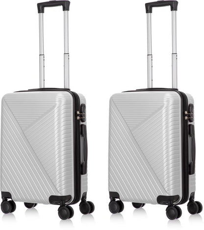 Ibiza Reiskofferset 2-delig - Handbagage - 2 x 39 liter - Met Ingebouwd TSA Slot - Voor Vliegtuig en Vakanties