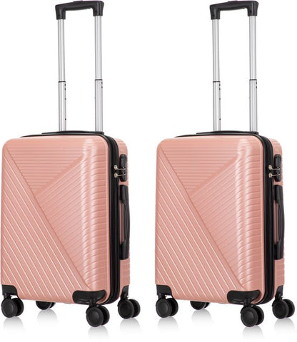 Ibiza Reiskofferset 2-delig - Handbagage - 2 x 39 liter - Met Ingebouwd TSA Slot - Voor Vliegtuig en Vakanties