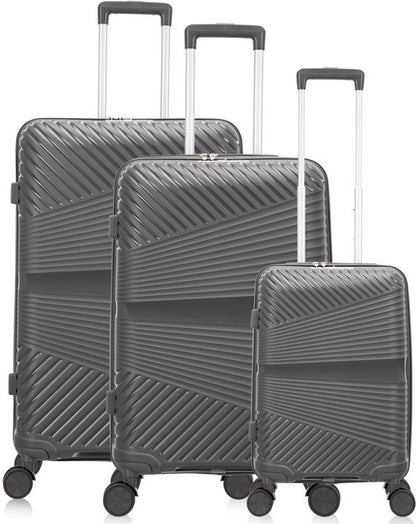 Mallorca Reiskofferset 3-delig - 39, 65 en 93 liter - Handbagage en Ruimbagage - Met Ingebouwd TSA Slot - Voor Vliegtuig en Lange Vakanties