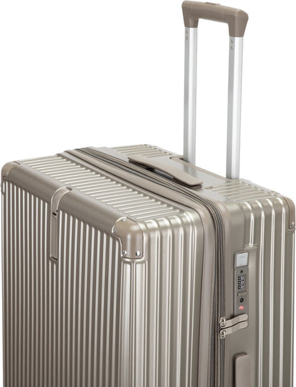 Kreta Reiskofferset 3-delig - 39, 65 & 93 liter - Handbagage en Ruimbagage - Lichtgewicht & Uitbreidbaar - USB-Oplaadpoort, Cuphouder & TSA Slot
