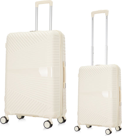 Mallorca Reiskofferset 2-delig - 39 en 93 liter - Handbagage en Ruimbagage - Met Ingebouwd TSA Slot - Voor Vakanties en Weekendtrips