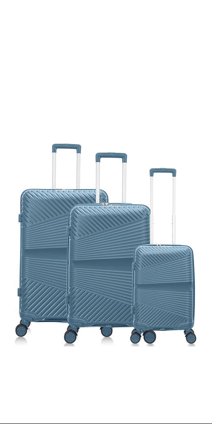 Mallorca Reiskofferset 3-delig - 39, 65 en 93 liter - Handbagage en Ruimbagage - Met Ingebouwd TSA Slot - Voor Vliegtuig en Lange Vakanties