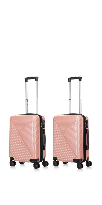 Ibiza Reiskofferset 2-delig - Handbagage - 2 x 39 liter - Met Ingebouwd TSA Slot - Voor Vliegtuig en Vakanties